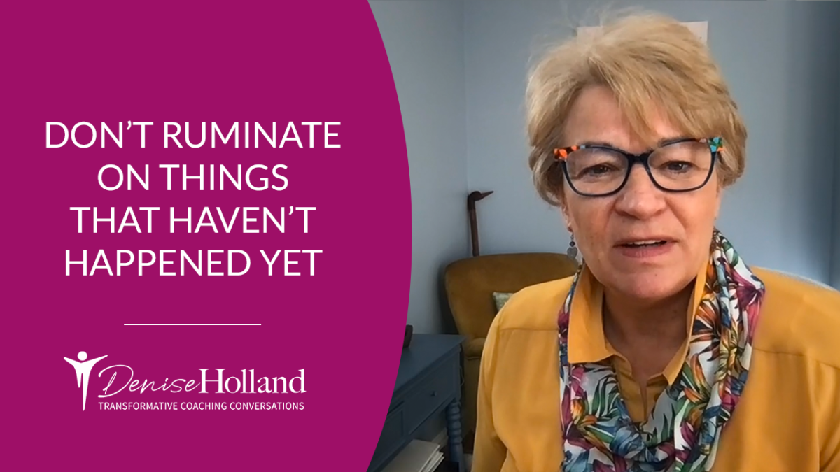BiteSized Wisdom Stop! Don't Ruminate Denise Holland